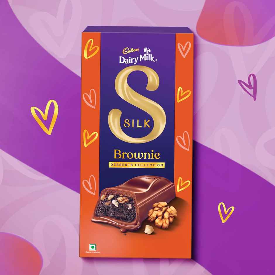 Cadbury Dairy Milk Silk Desserts Brownie Chocolate Bar Valentine's Gift Pack