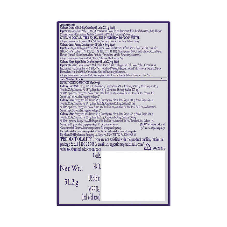 Cadbury Celebrations Assorted Chocolate Gift Pack