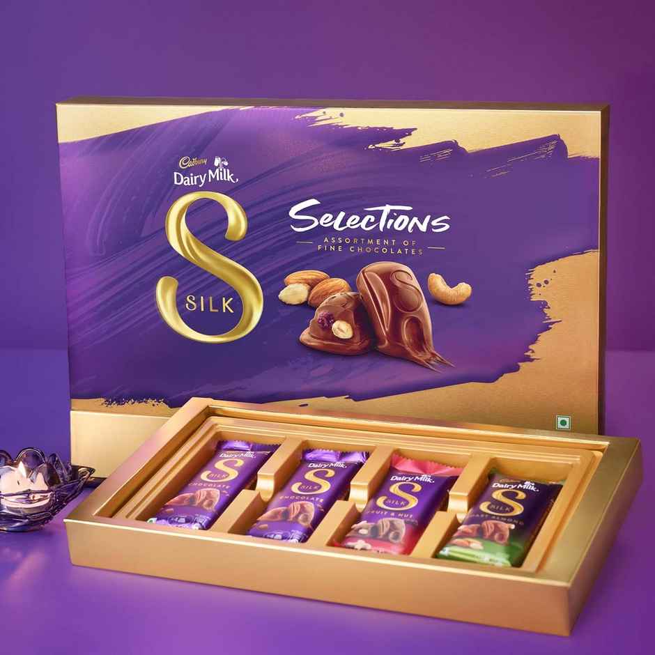 Cadbury Dairy Milk Silk Selections Assorted Chocolate Diwali Gift Pack Combo