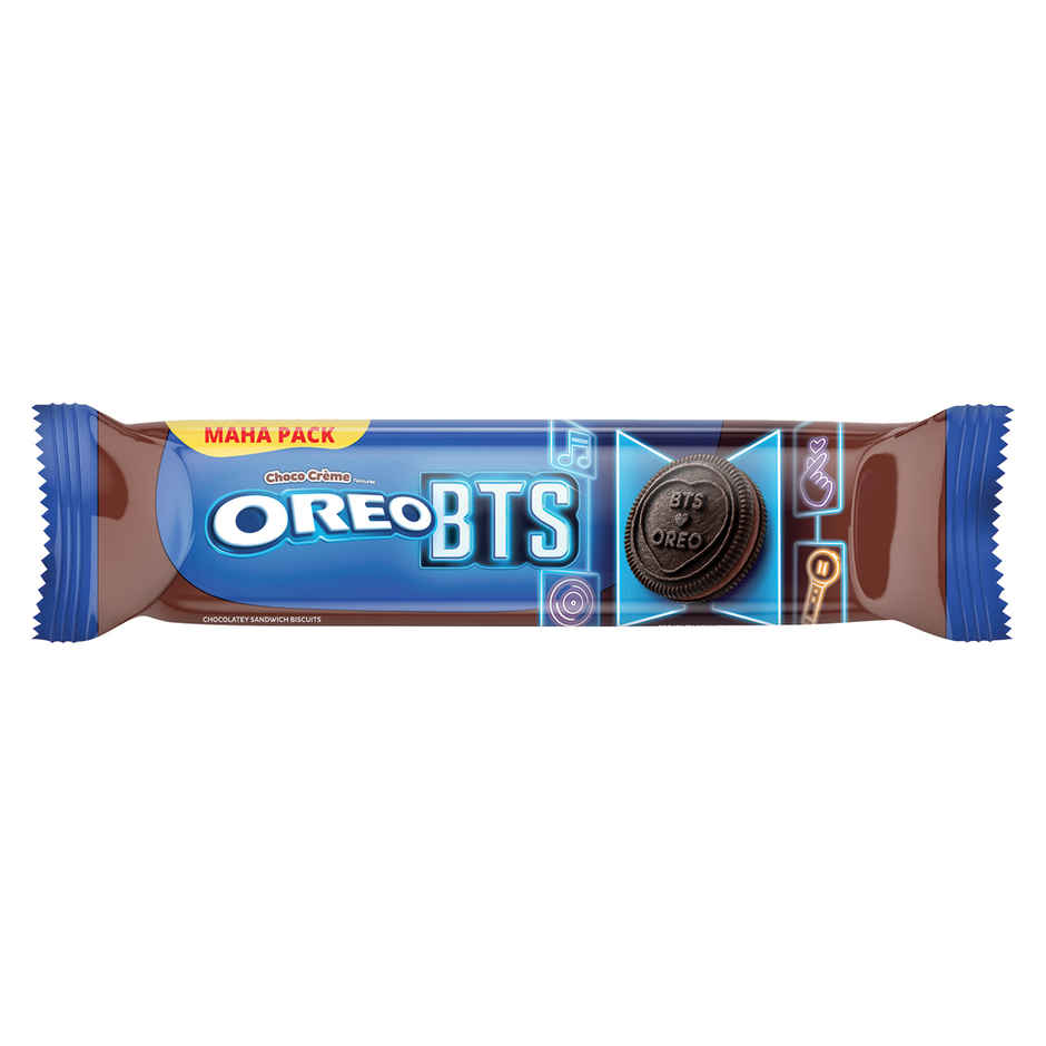 Cadbury Oreo BTS Chocolate Flavour Creme Sandwich Biscuit