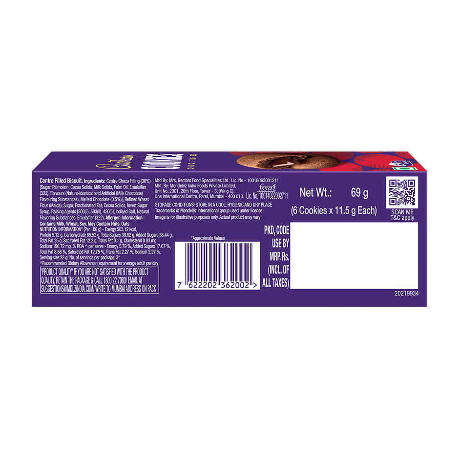 Cadbury Choc Filled Cookies