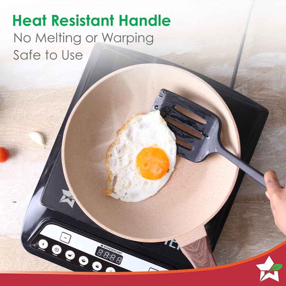 Wonderchef Waterstone Silicon Turner Black