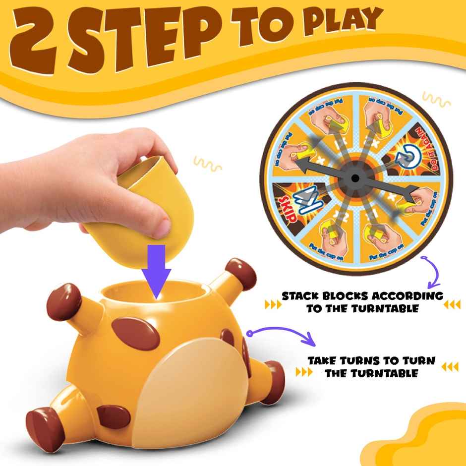 Wembley Giraffe Stacking Game for Kids Balancing Game Tabletop Interactive Fun Game