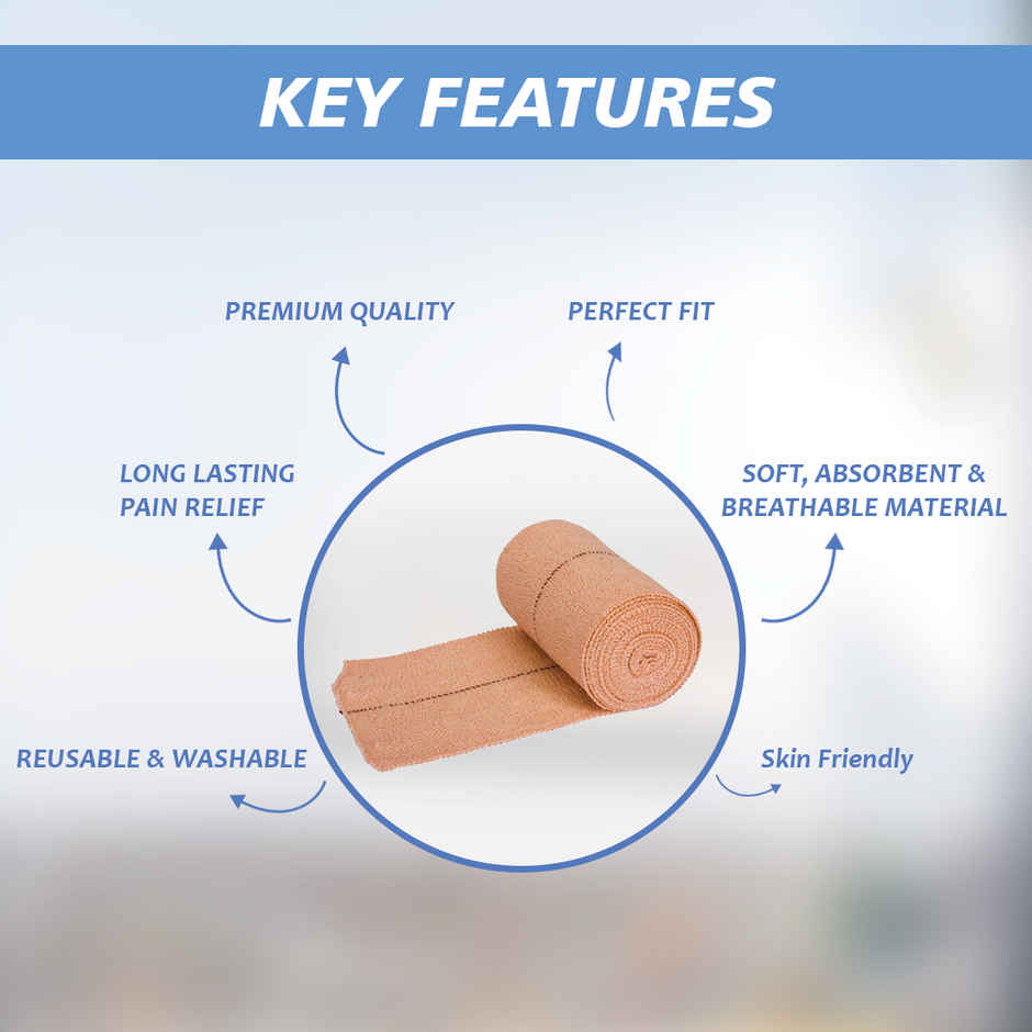 Stergic Crepe Bandage 10 cm x 4 m