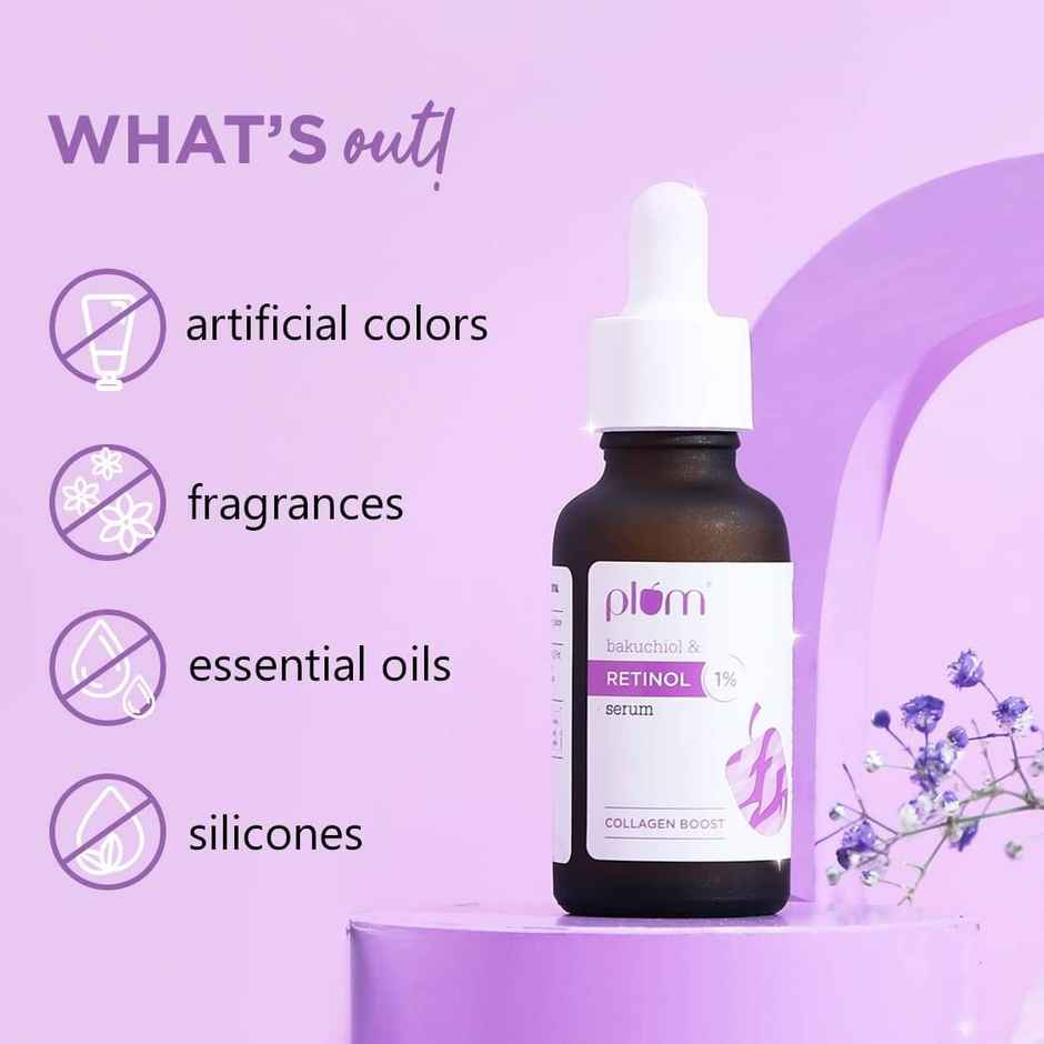 Plum Bakuchiol & 1% Retinol Serum