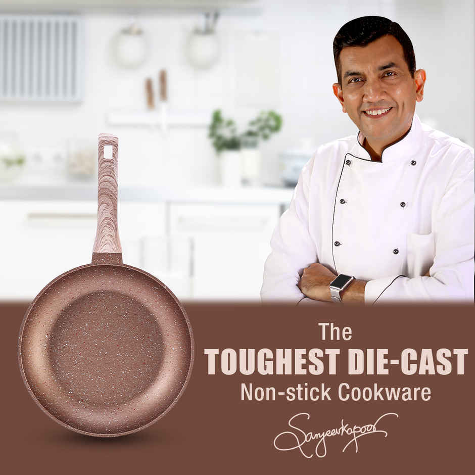 Wonderchef Duralife Die-Cast Non-Stick Fry Pan Copper 24 Cm