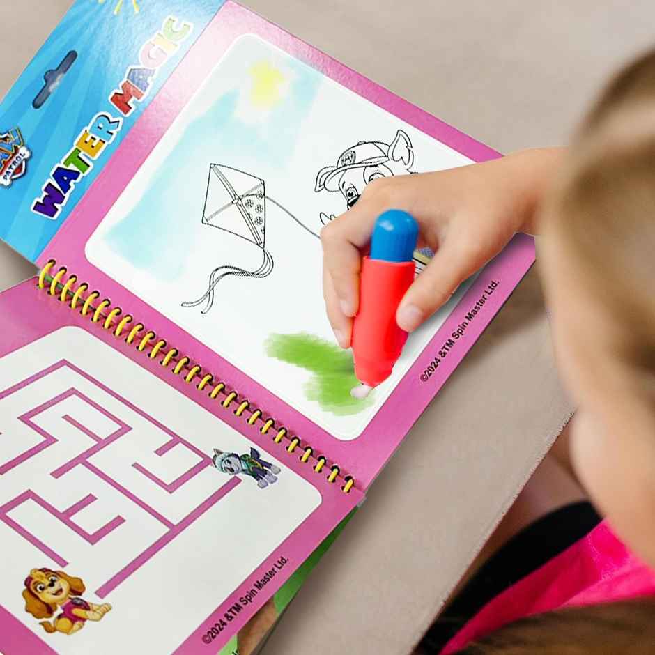 Wembley Paw Patrol Water Magic Activity Book � Mess-Free Reusable Coloring with Water Pen