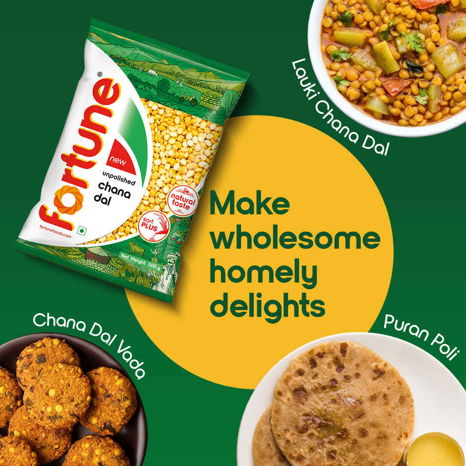 Fortune Unpolished Chana Dal
