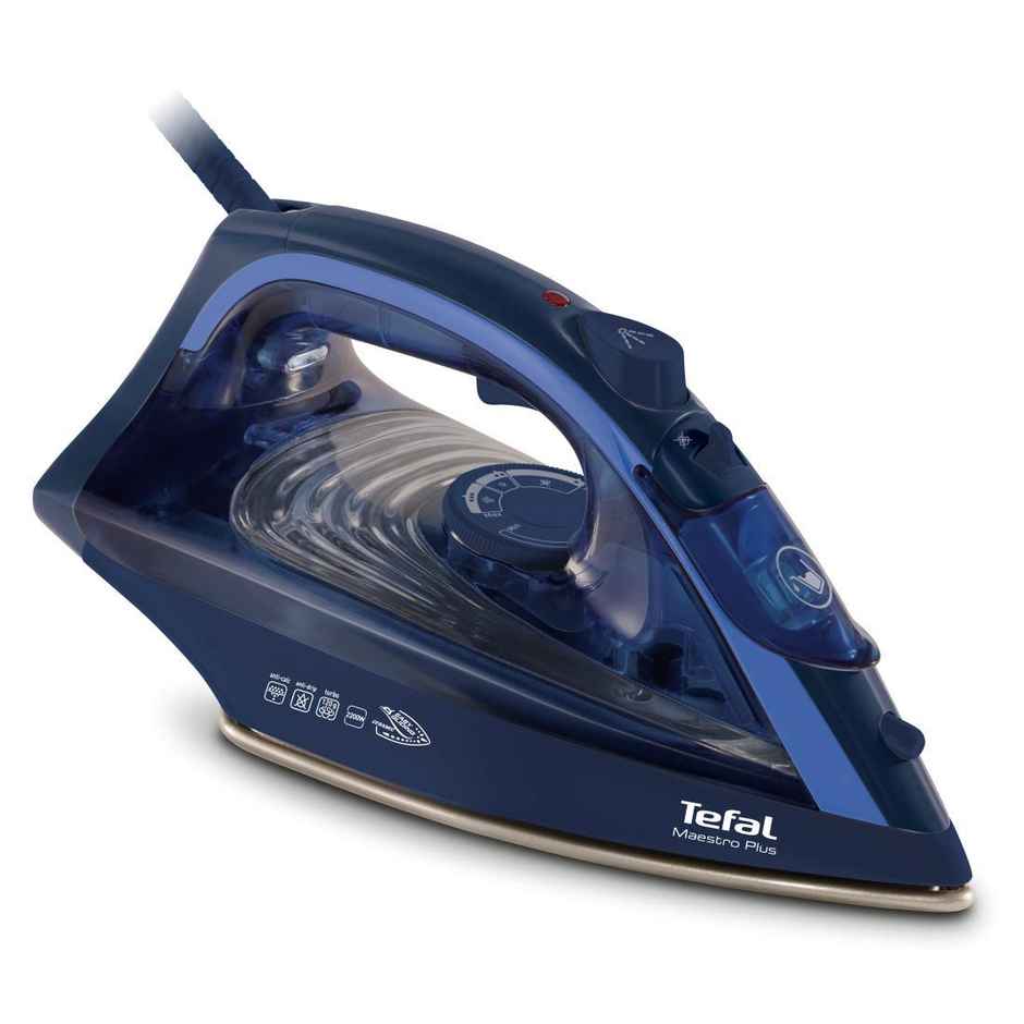 Tefal Maestro Plus Steam Iron 2200 W, Extra-Large Ceramic Soleplate, 270 ml Tank