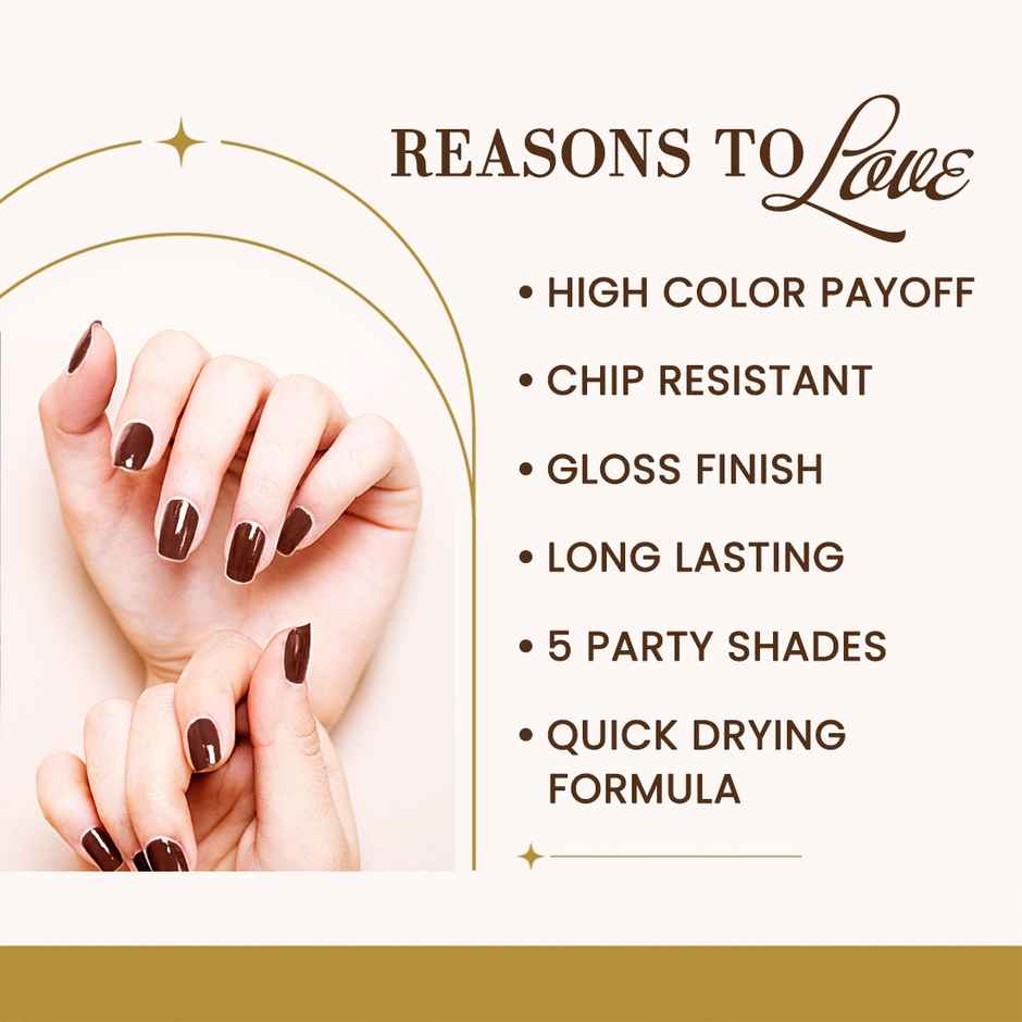 Coloressence Everyday Nail Paint Kit - Multicolour