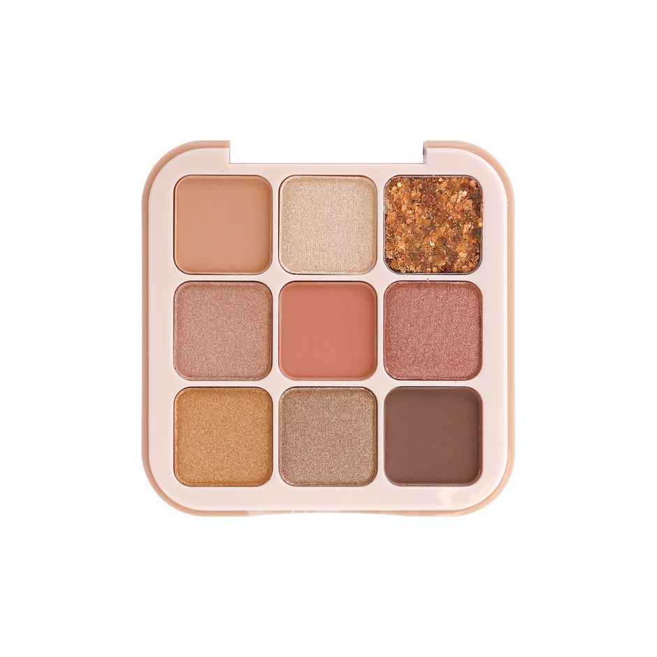 Mattlook Sultry Eyeshadow Palette With 9 Dual Finish Mattes & Shimmer Shades | Carnival Fest 01