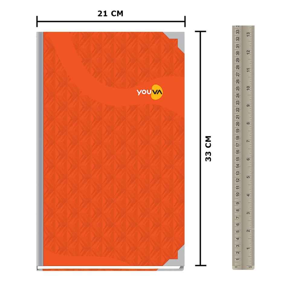 Navneet Youva | My Notes Case Bound Single Line No Left Margin | 288 Pages, 21 cm x 33 cm, Assorted