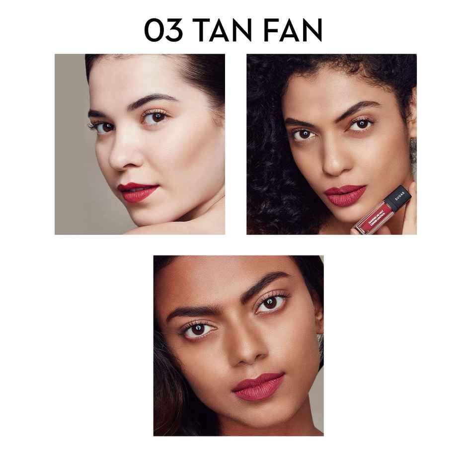 SUGAR Cosmetics Me Not Liquid Lipstick - Tan Fan | Sulphate Free