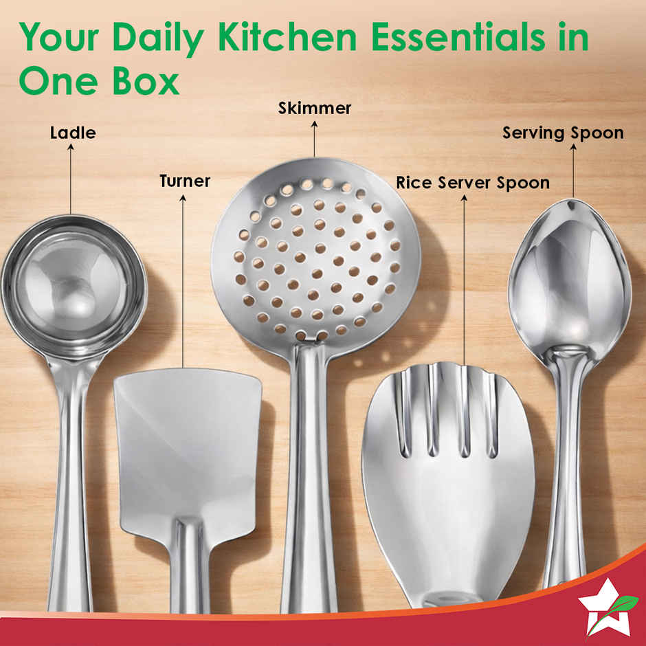 Wonderchef Venice Kitchen Tools Set | Stainless Steel