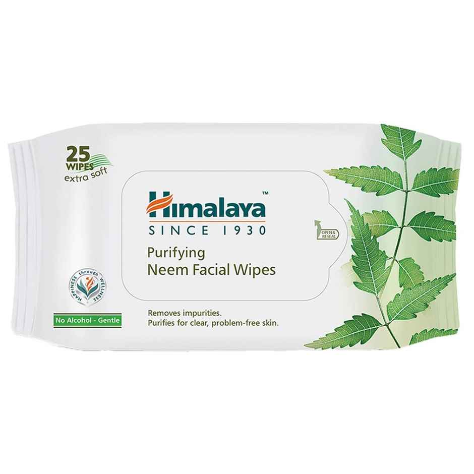Himalaya Neem Facial Wipes | 25 Pulls Per Pack