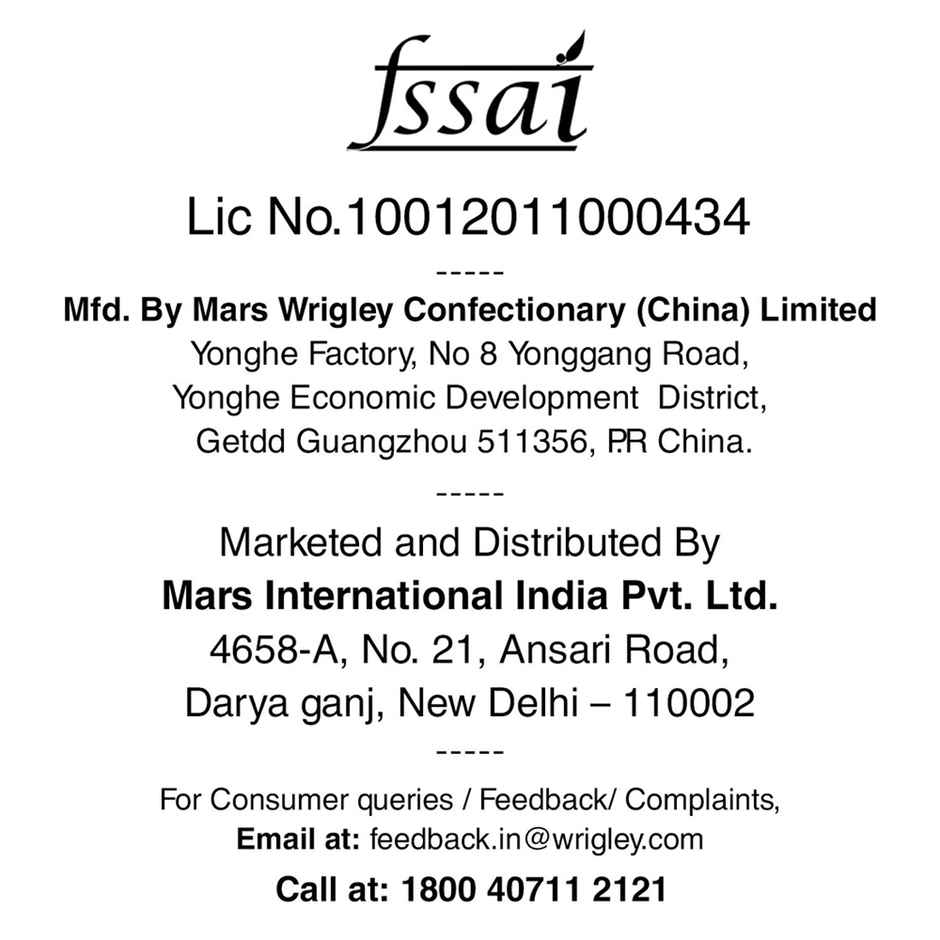 Doublemint Lemonmint Flavour Chewy Mints