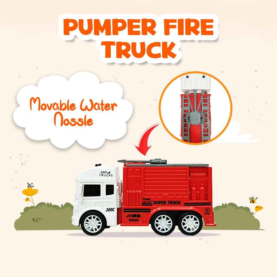 Wembley 4Pcs Construction Vehicle Truck Push & Go Playset Friction Powered Truck For Kids