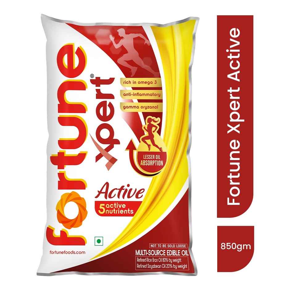 Fortune Xpert Active Rice Bran & Soyabean Blended Cooking Oil