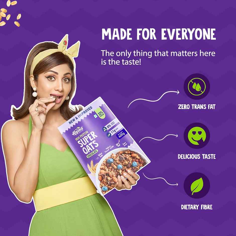Alpino Peanut Butter Super Oats Chocolate