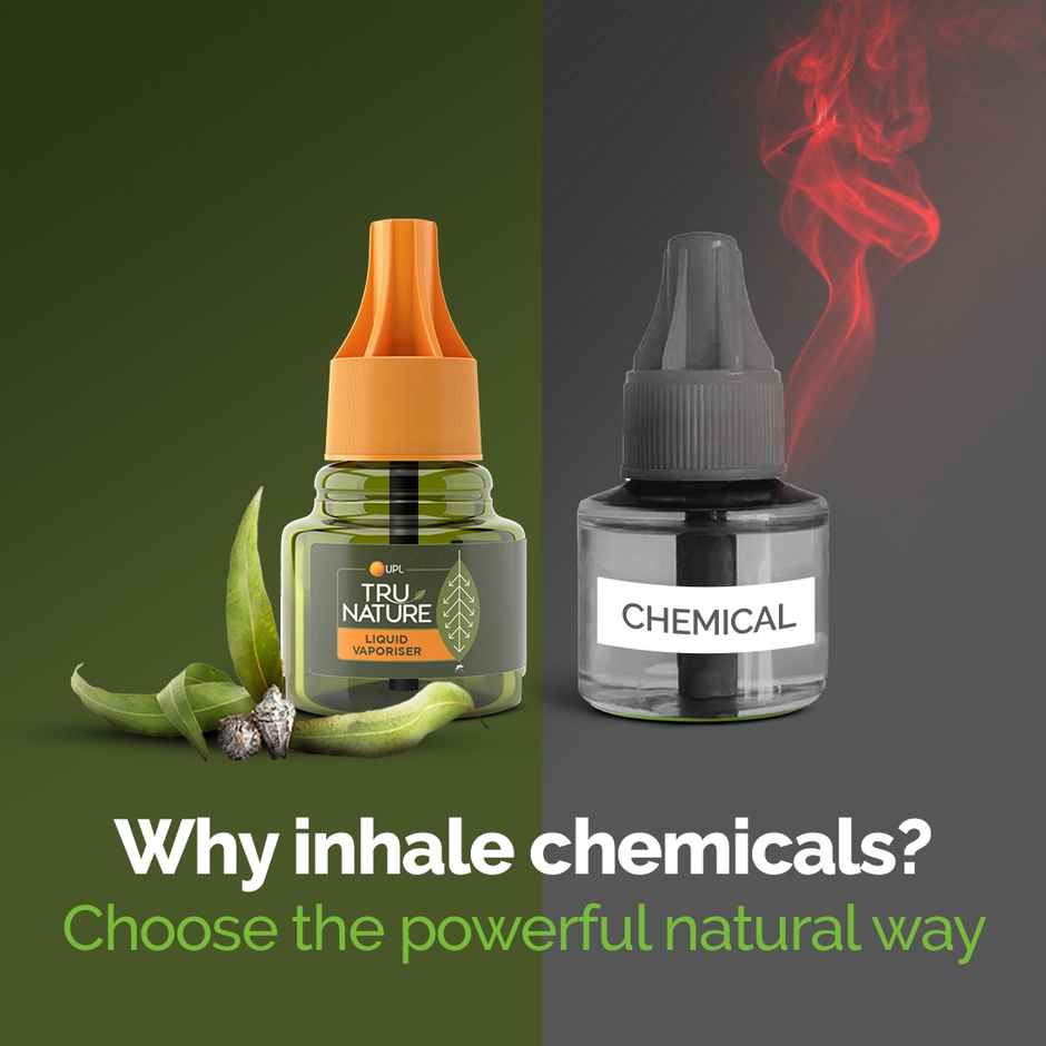 Tru Nature Liquid Vaporizer Machine with Refills Paediatrician Certified Mosquito Repellent