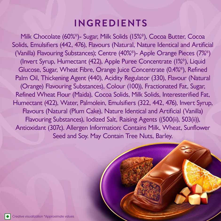 Cadbury Dairy Milk Silk Desserts Plum Cake Chocolate Bar Valentine's Gift Pack