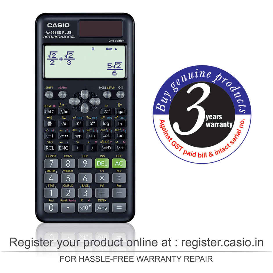 Casio FX-991ES Plus-2nd Edition Scientific Calculator