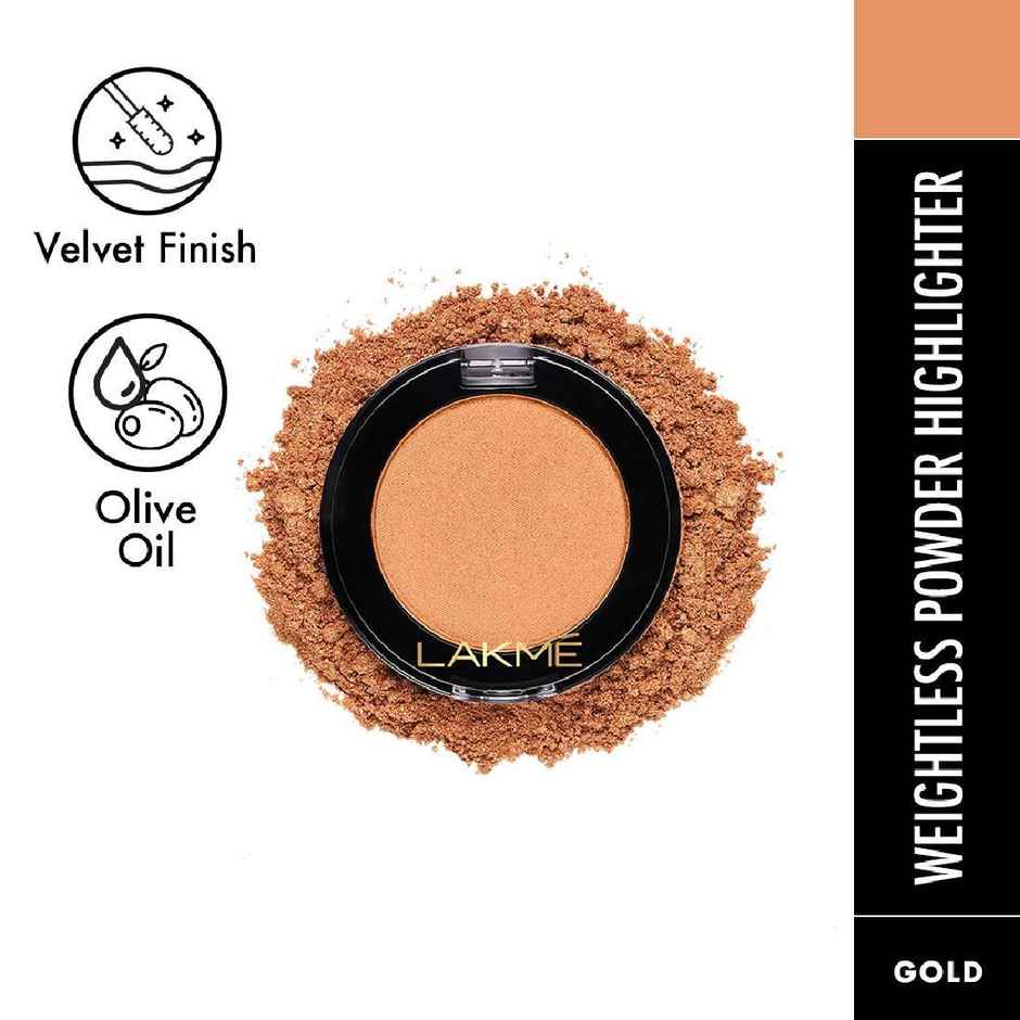 Lakme FaceIt Highlighter Gold H2