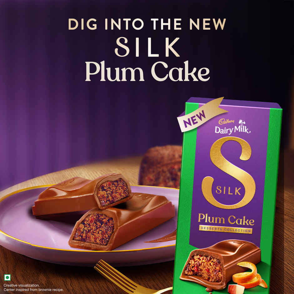 Cadbury Dairy Milk Silk Desserts Plum Cake Chocolate Bar