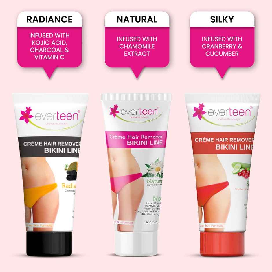 everteen Hair Remover Cream For Bikini Line And Underarms