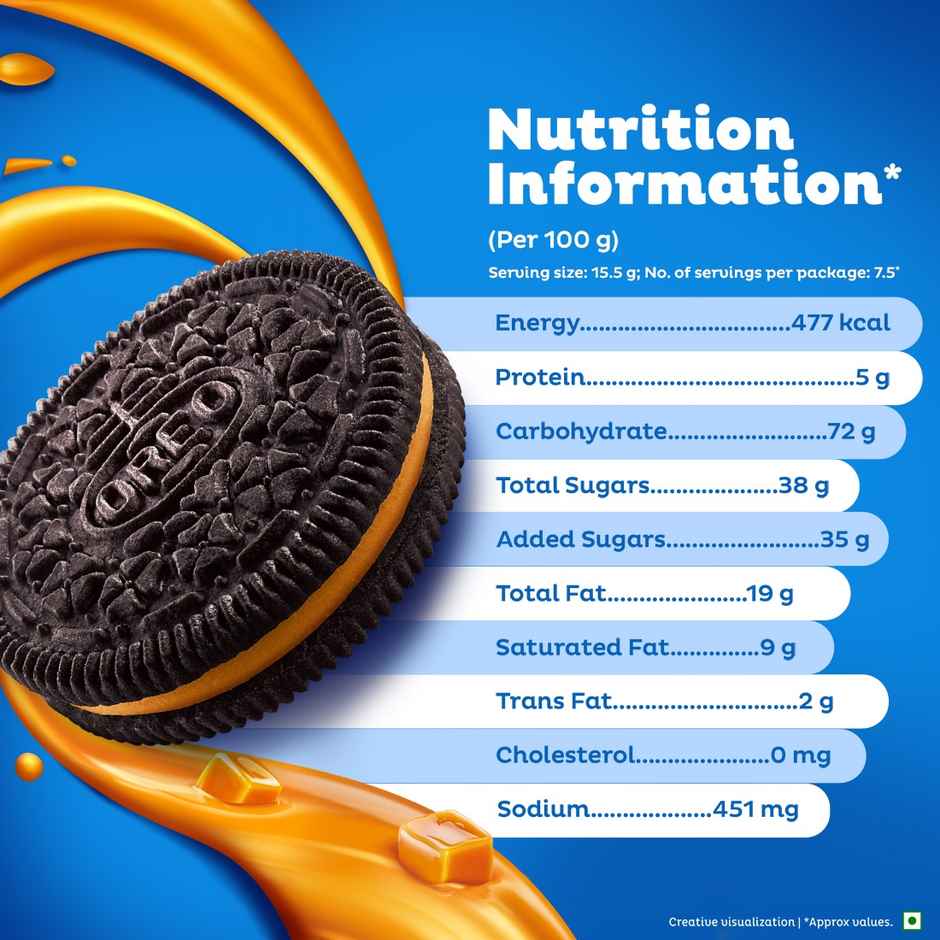 Oreo Toffee Crunch Flavour Creme Sandwich Biscuit Combo 