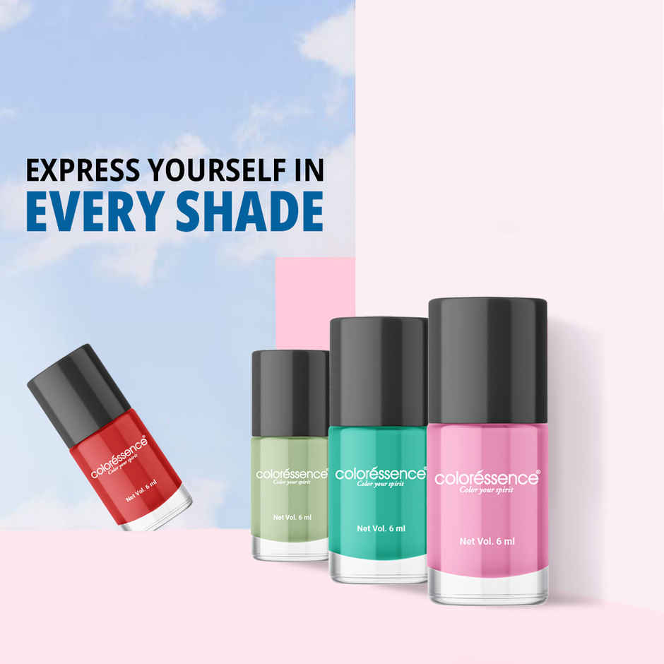 Coloressence Cute Coats Mini Nail Polish - Fuchsia Flame