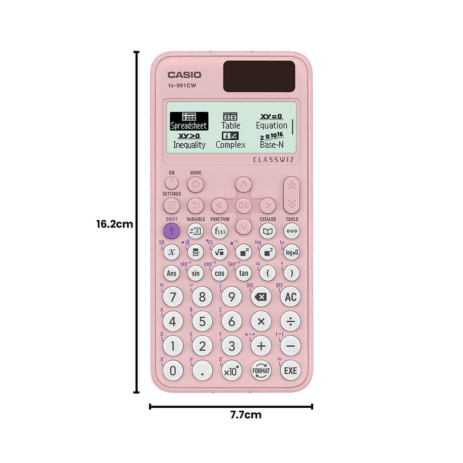 Casio FX-991CW Classwiz Non-Programmable Scientific Calculator | Pink