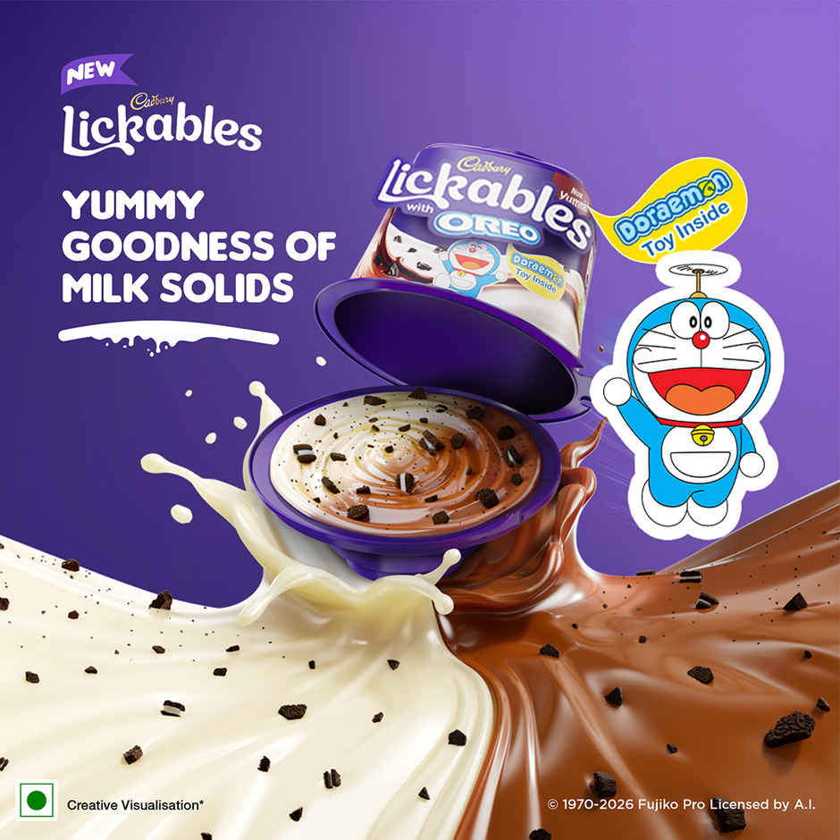 Cadbury Dairy Milk Lickables Chocolate with Oreo Chunks Combo