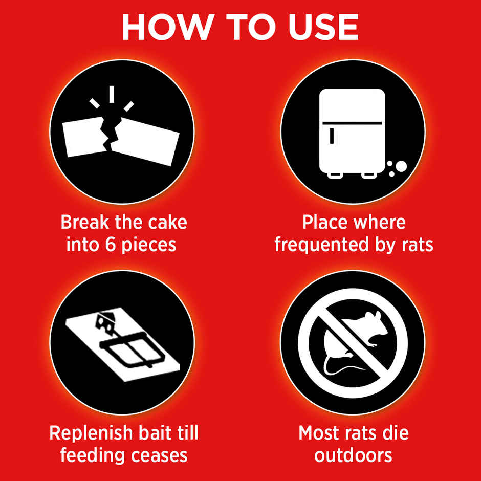 Mortein Rat Kill Cake | Instantly Kills Rats Outdoors Combo