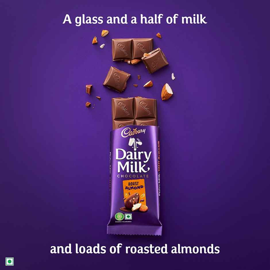 Cadbury Dairy Milk Roast Almond Chocolate Bar