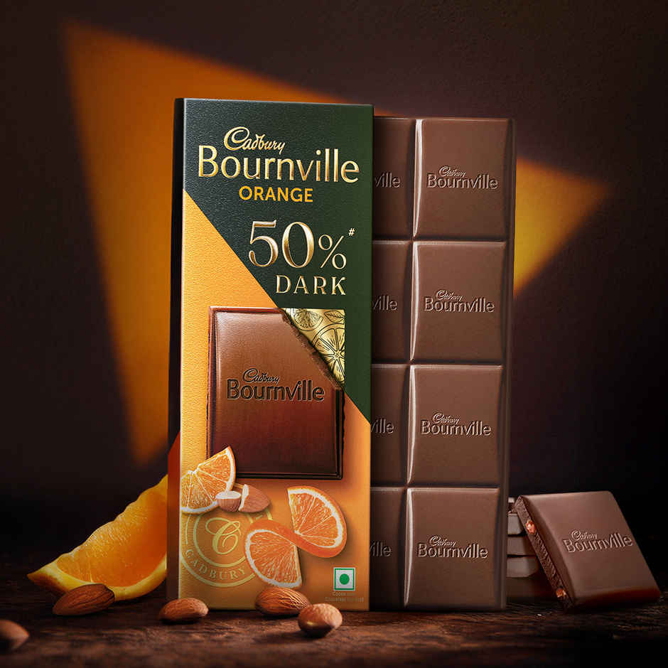 Cadbury Bournville Orange 50% Dark Chocolate Bar