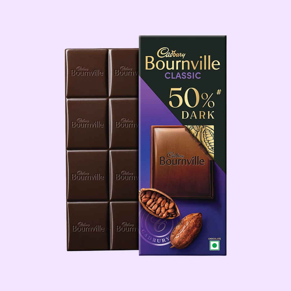 Cadbury Bournville Rich Cocoa 50% Dark Chocolate Bar