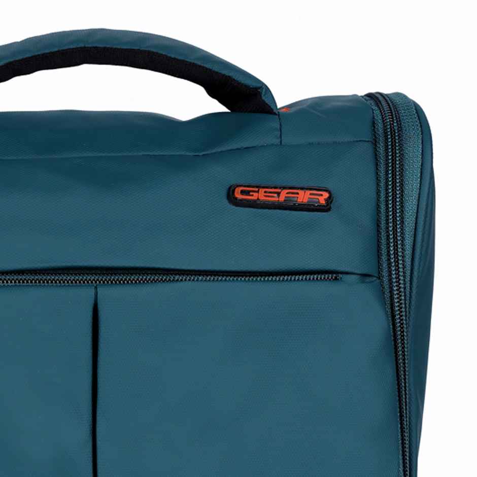 Gear Unisex Solid Polyester 5 L Travel Toiletry Kit | Green