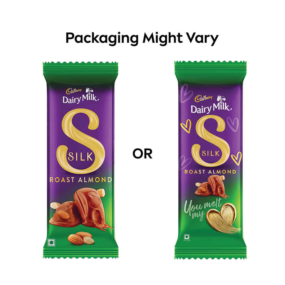 Cadbury Dairy Milk Silk Roast Almond Chocolate Bar Combo