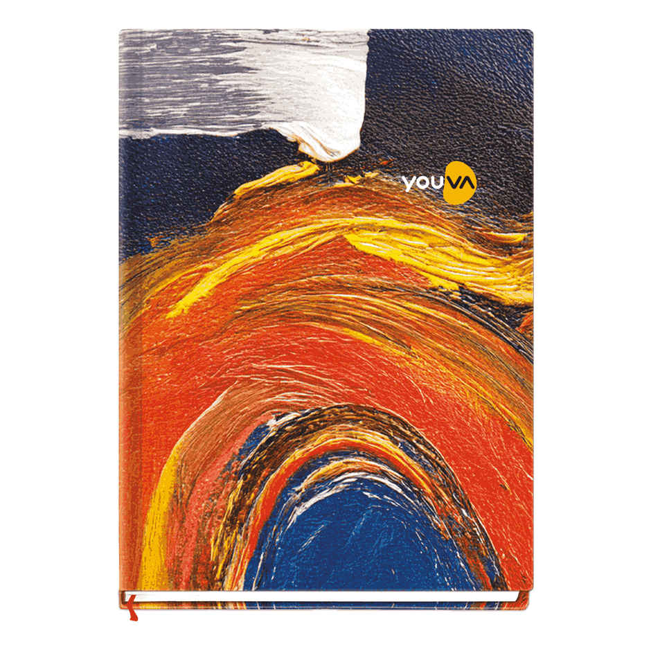 Navneet Youva Case Bound Notebook | Diary Jumbo Single Line 384 page - Assorted Design