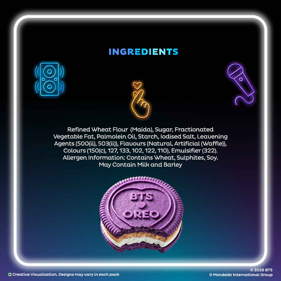 Oreo BTS Korean Sweet Pancake Flavour Creme Biscuit