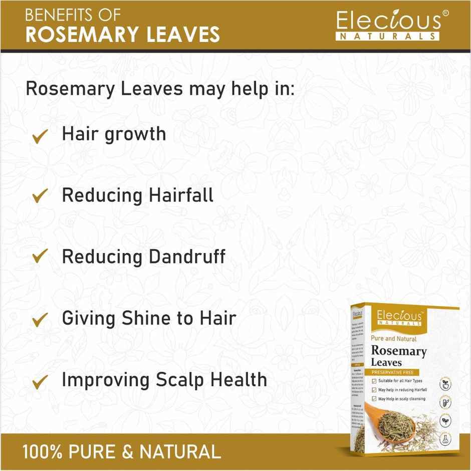 Elecious Naturals Rosemary Leaves for Hair