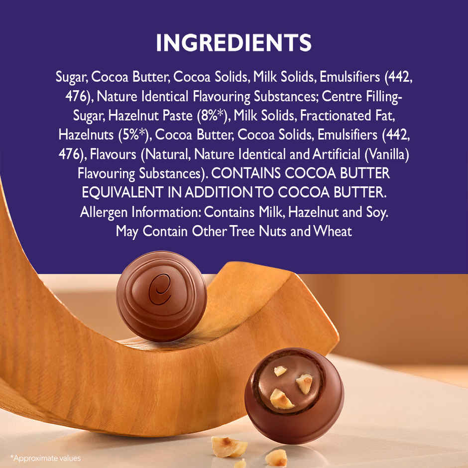 Cadbury Studio Gianduja Hazelnut Signature Pralines Chocolate