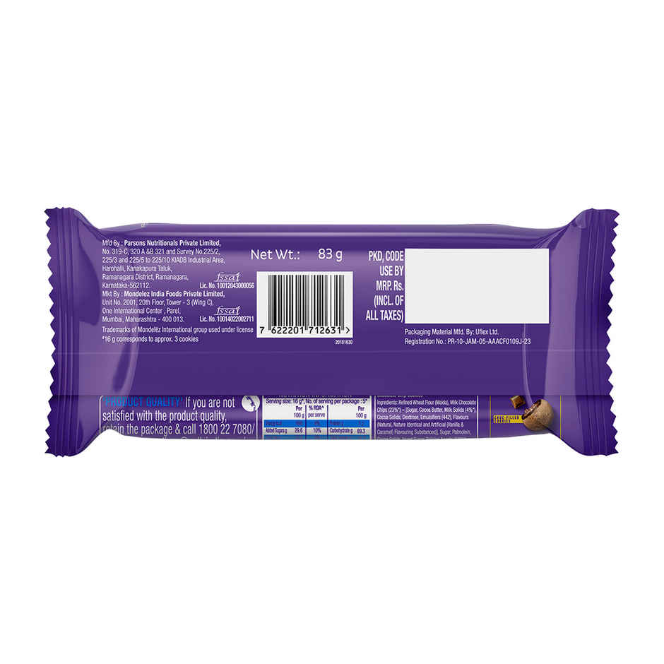 Cadbury Choc Chip Cookies Pack