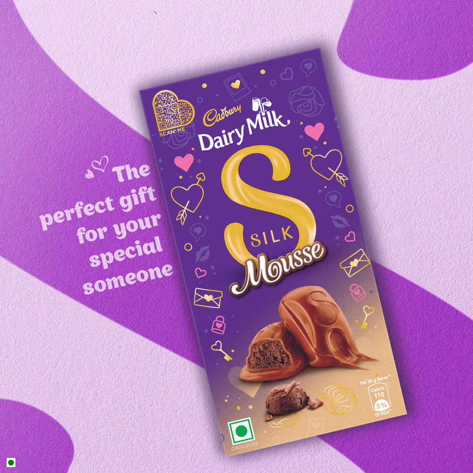 Cadbury Dairy Milk Silk Mousse Chocolate Bar Valentines Gift Pack