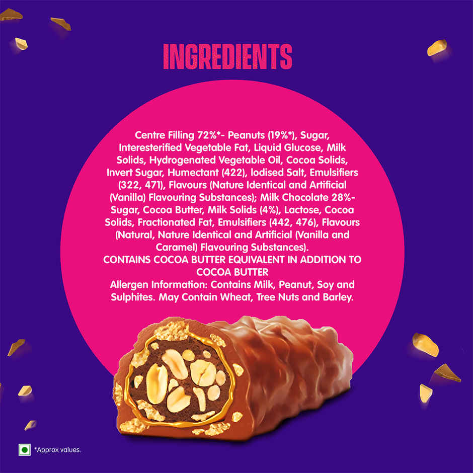 Cadbury Fuse Kitted Chocolate Filled Bar