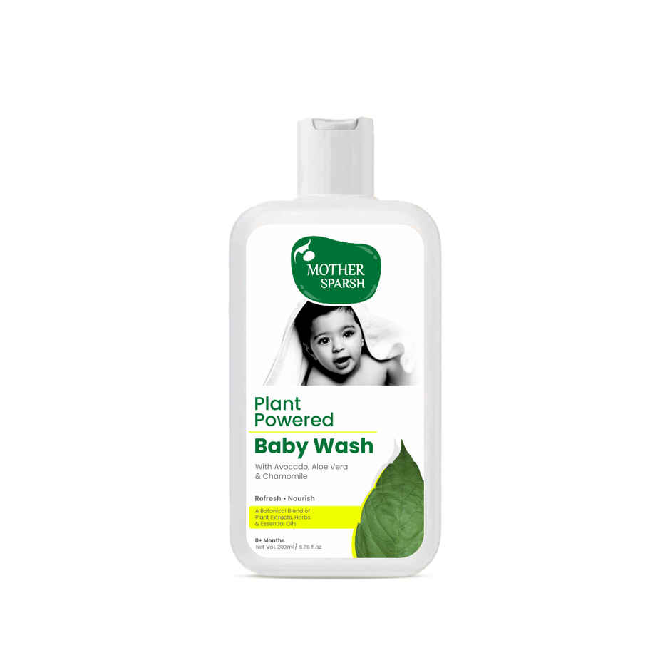 Mother Sparsh Plant Powered Natural Hydrating Baby Wash With Avacado Oil & Coconut