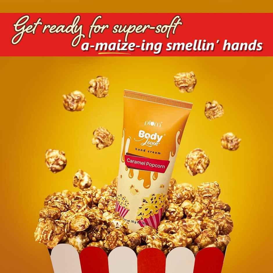 Plum Bodylovin Caramel Popcorn & Chill Gift Kit Body Wash Hand Cream Scented Candle Gift Set