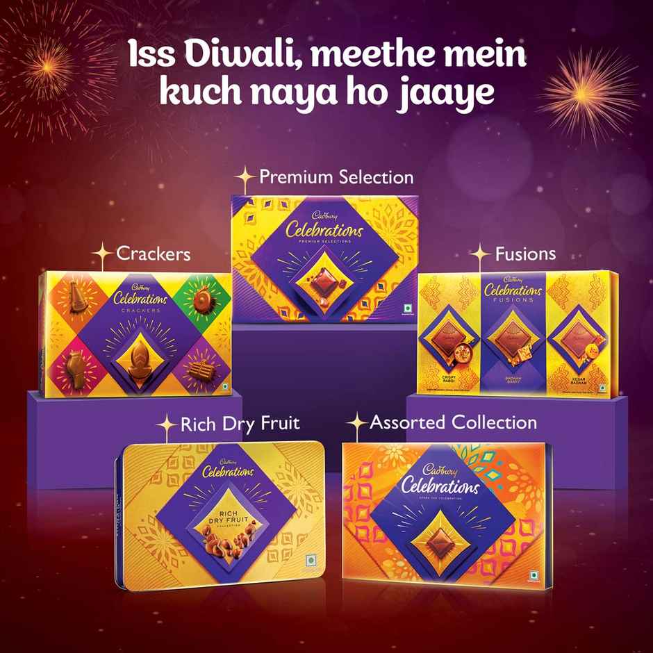 Plum Matte In Heaven Liquid Lipstick Minis(6ml) & Cadbury Celebrations Assorted Chocolate Rakhi Gift Pack(178.8gms) Combo
