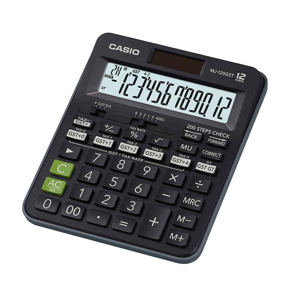 Casio MJ-120GST GST Calculator | Black